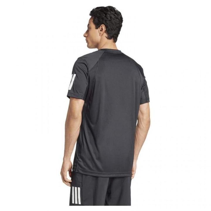 Adidas Club 3-Stripes T-Shirt Black White