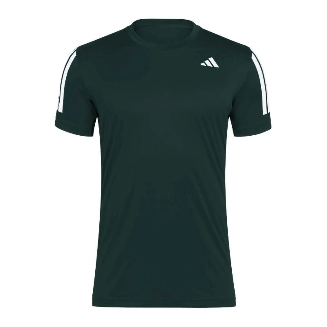 Camiseta Adidas Club 3 Stripes Verde Aurora