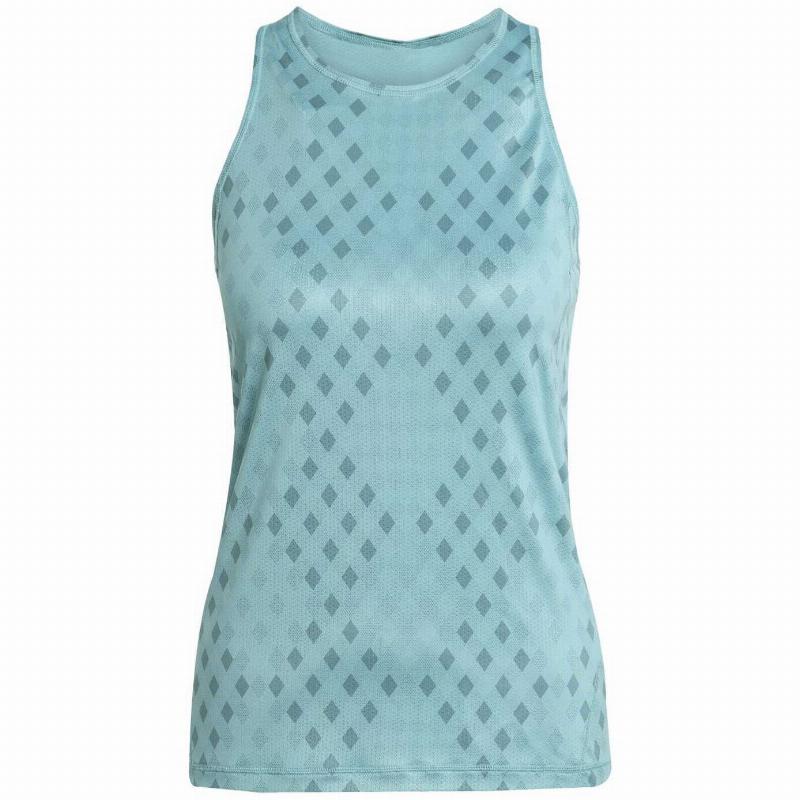 Maglietta Adidas Club Graphic Blu Verde acqua Donna