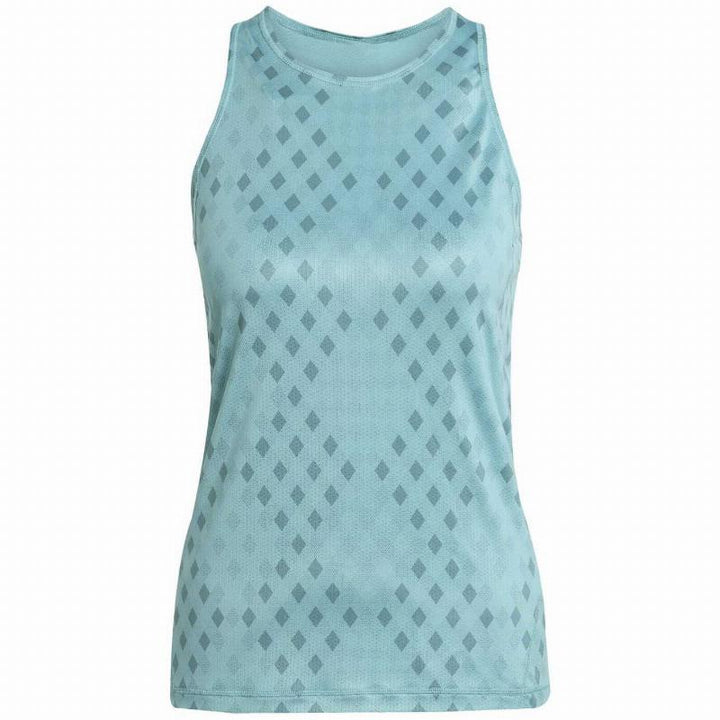 Maglietta Adidas Club Graphic Blu Verde acqua Donna