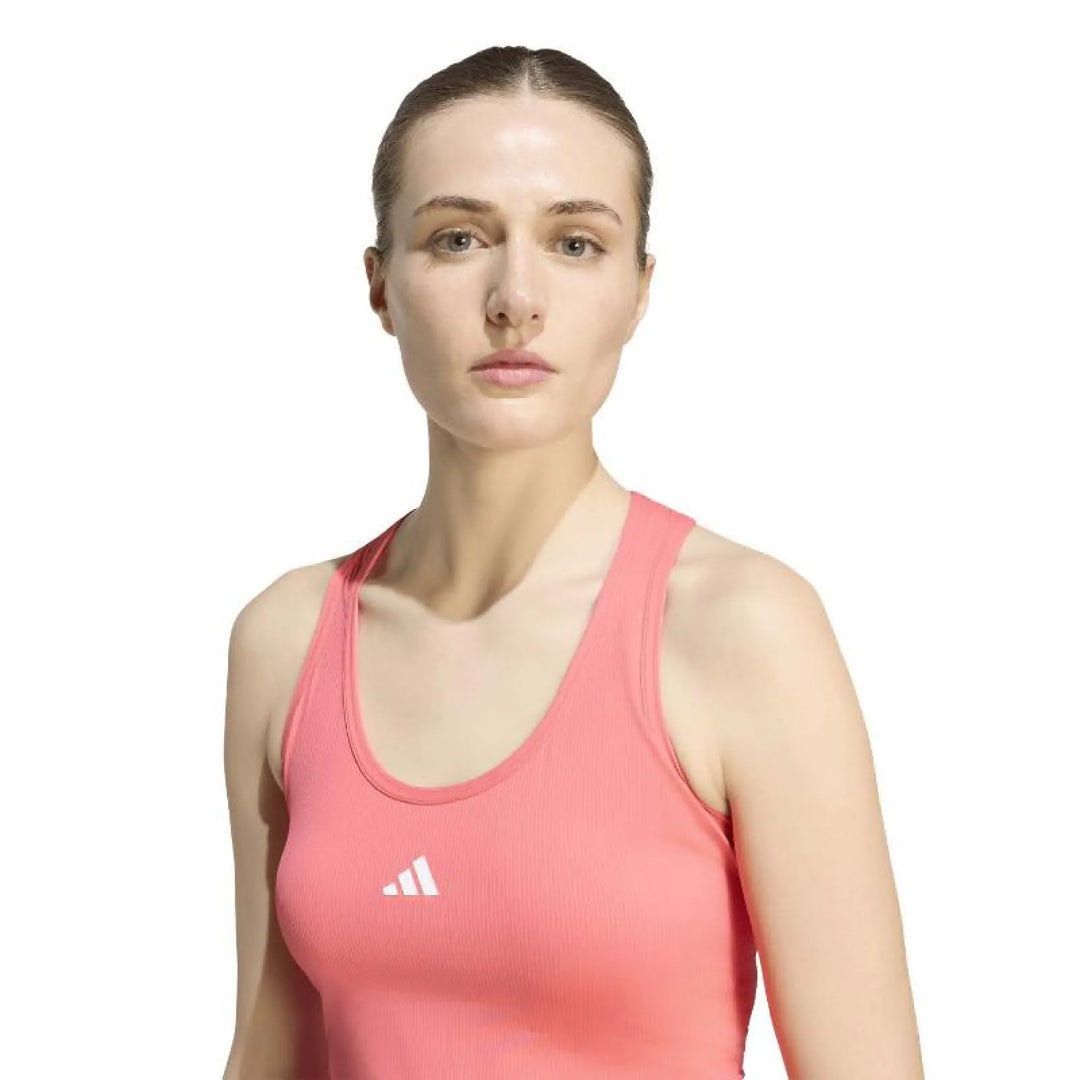 Camiseta Adidas Club Tank Midi Rojo Mujer