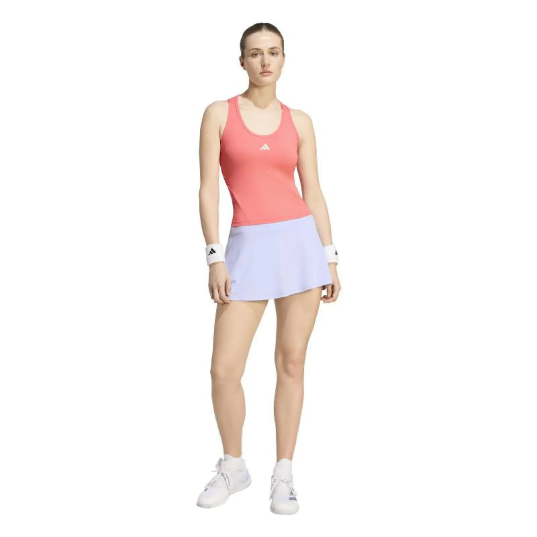 Camiseta Adidas Club Tank Midi Rojo Mujer