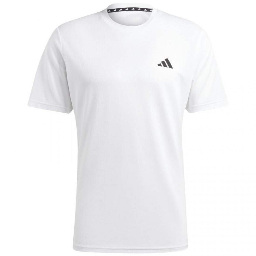 Camiseta Adidas Essentials Base Blanco Negro