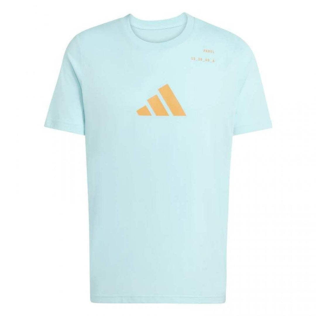 Camiseta Adidas Padel Graphic Azul Celeste