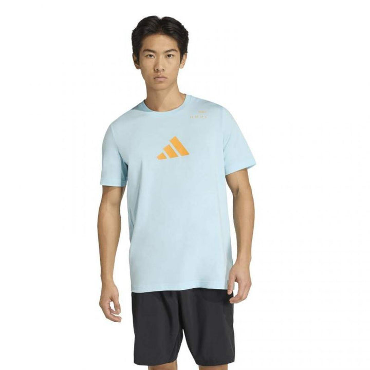 Camiseta Adidas Azul Celeste  Padel Graphic
