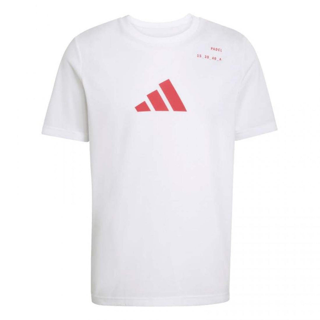 Camiseta Adidas Padel Graphic Blanco