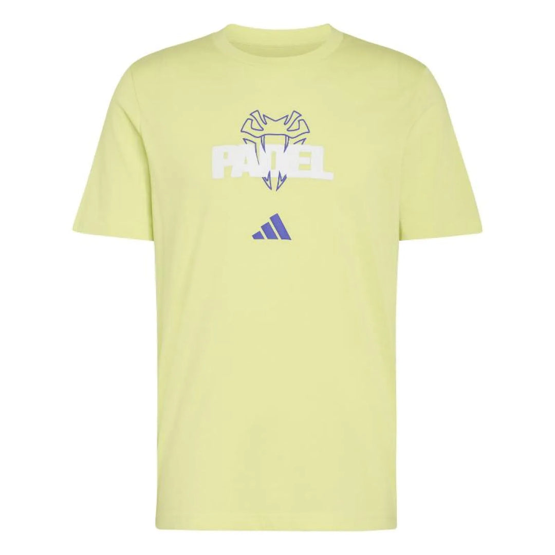 Camiseta Adidas Padel Graphic Verde Lima