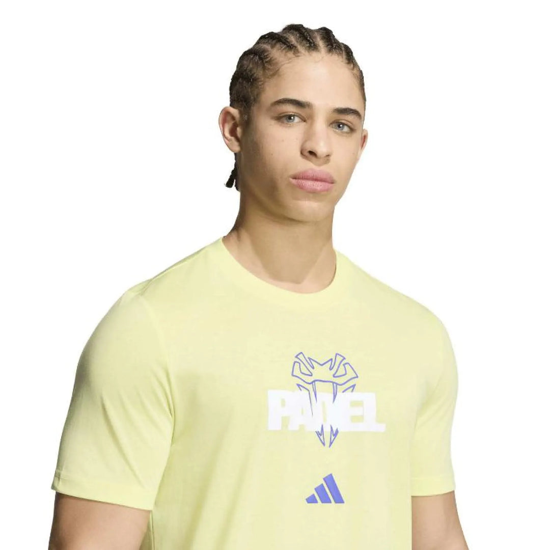 Camiseta Adidas Padel Graphic Verde Lima