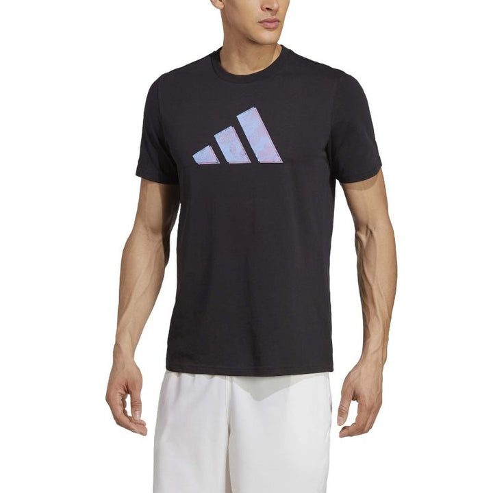 T-shirt Adidas Tennis AO Graphic Nero