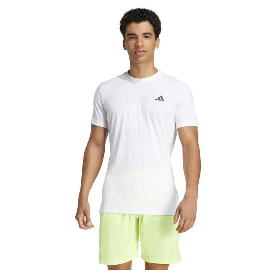 Camiseta Adidas Tennis Freelift Blanco Negro