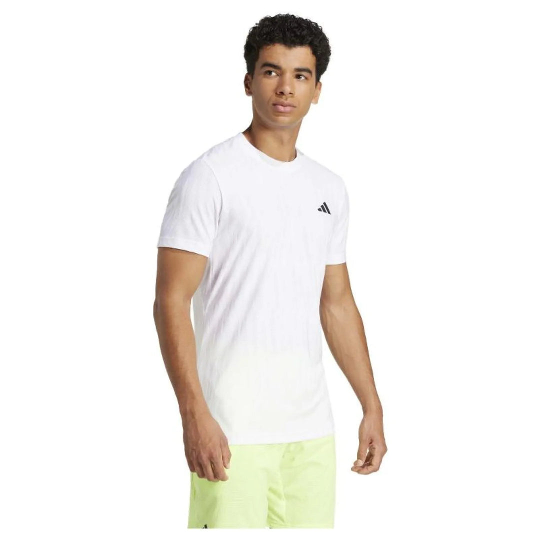 Camiseta Adidas Tennis Freelift Blanco Negro