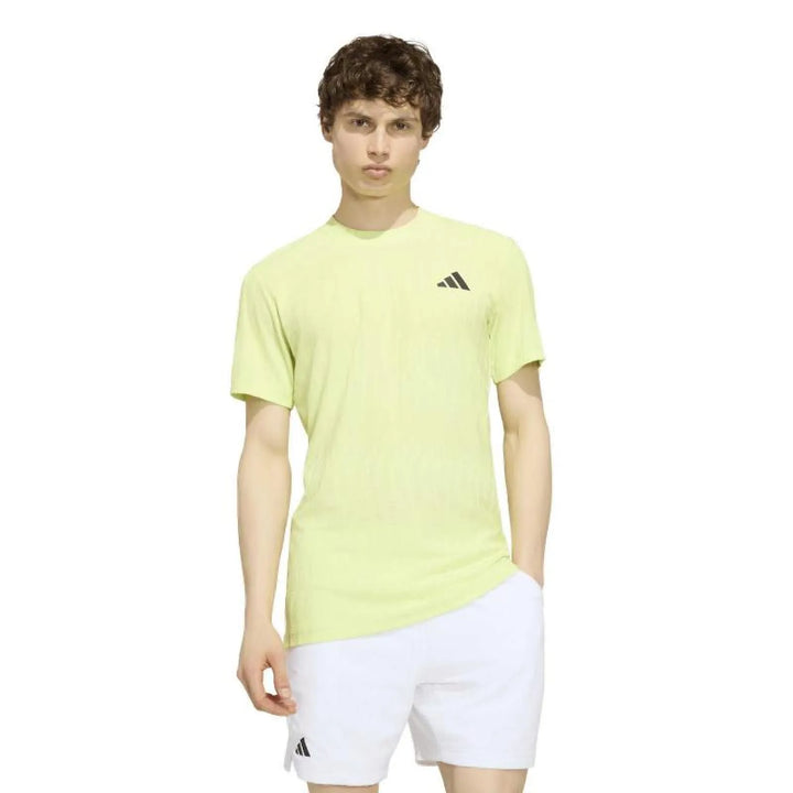 Camiseta Adidas Tennis Freelift Verde Lima
