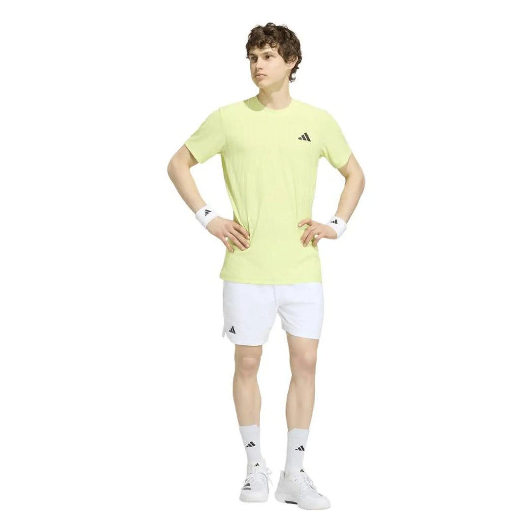 Camiseta Adidas Tennis Freelift Verde Lima