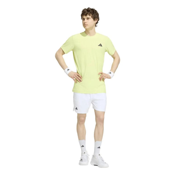 Camiseta Adidas Tennis Freelift Verde Lima