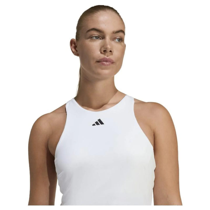 Camiseta Adidas Y-Tank Blanco Negro Mujer