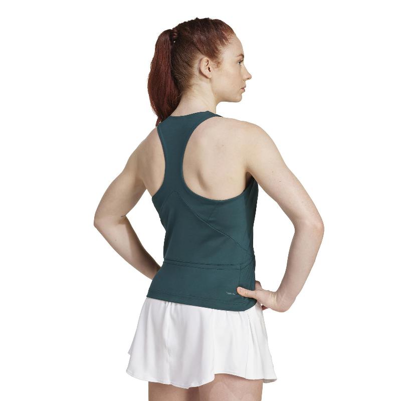 Maglietta Adidas Y-Tank Midi Verde Aurora Donna
