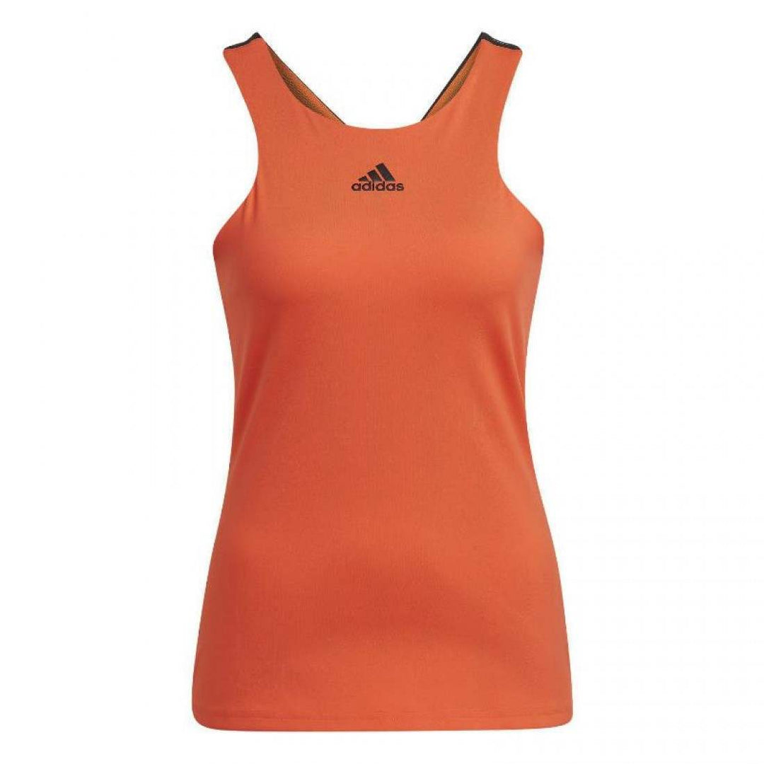 Camiseta Adidas Y-Tank Naranja Negro | Adidas