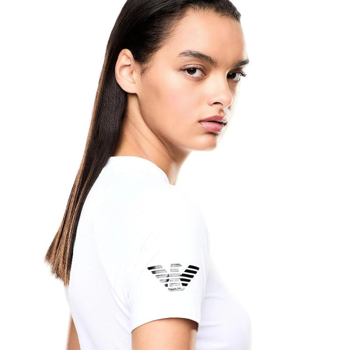 Camiseta Armani EA7 Ventus 7 Blanco Mujer