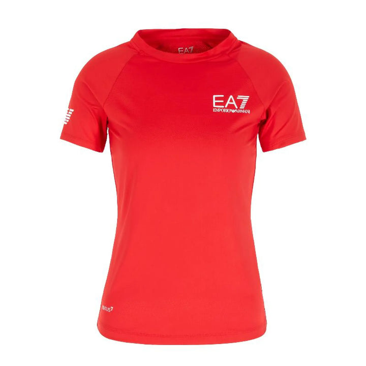 Camiseta Armani EA7 Ventus 7 Rojo Mujer