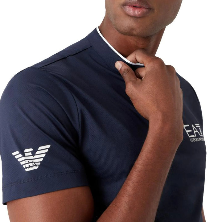 Camiseta Armani EA7 Ventus 7 Slim Fit Azul Marino
