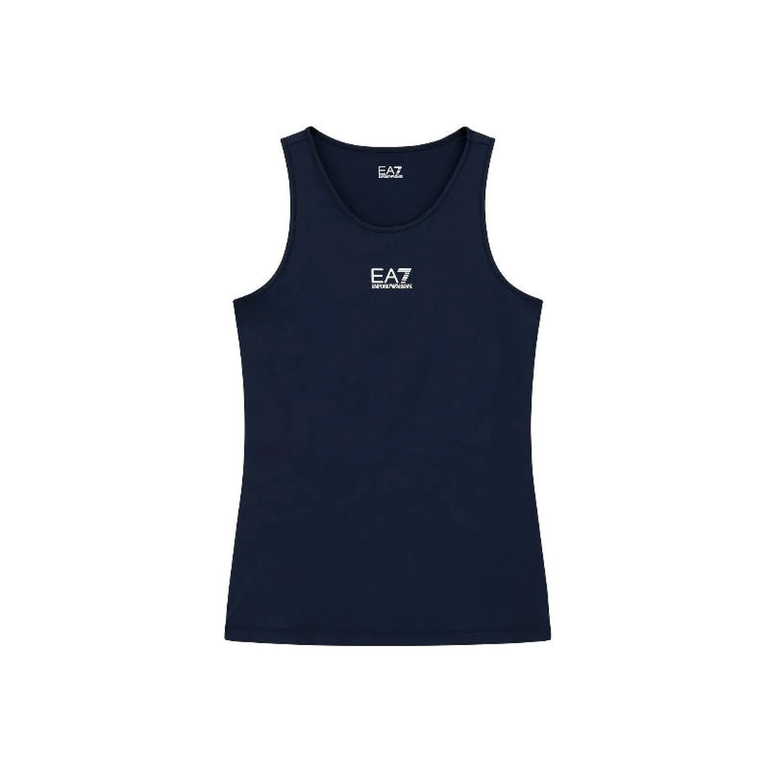 Camiseta Armani EA7 Ventus 7 Tennis Pro Azul Oscuro Mujer