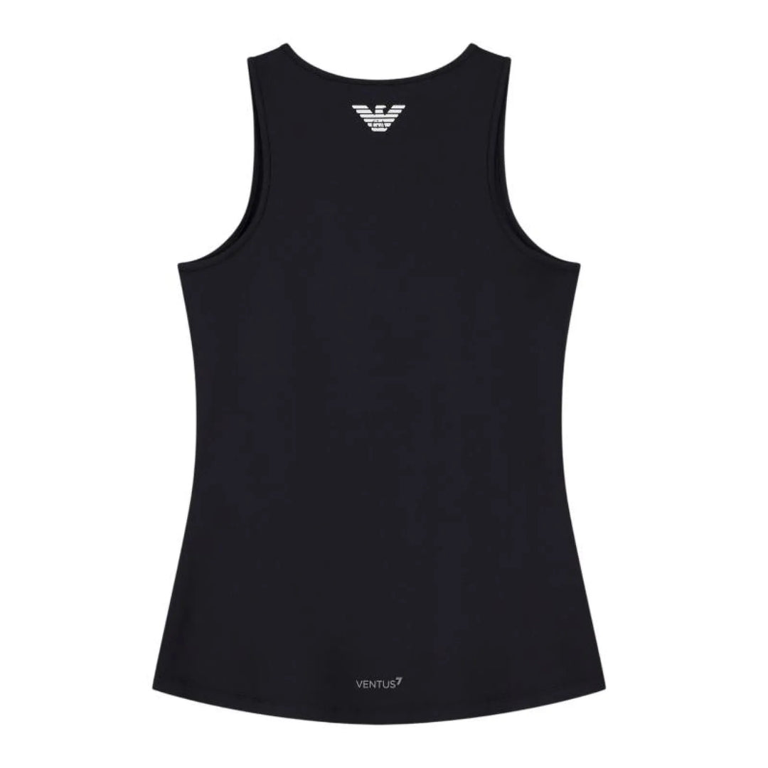 Camiseta Armani EA7 Ventus 7 Tennis Pro Negro Mujer