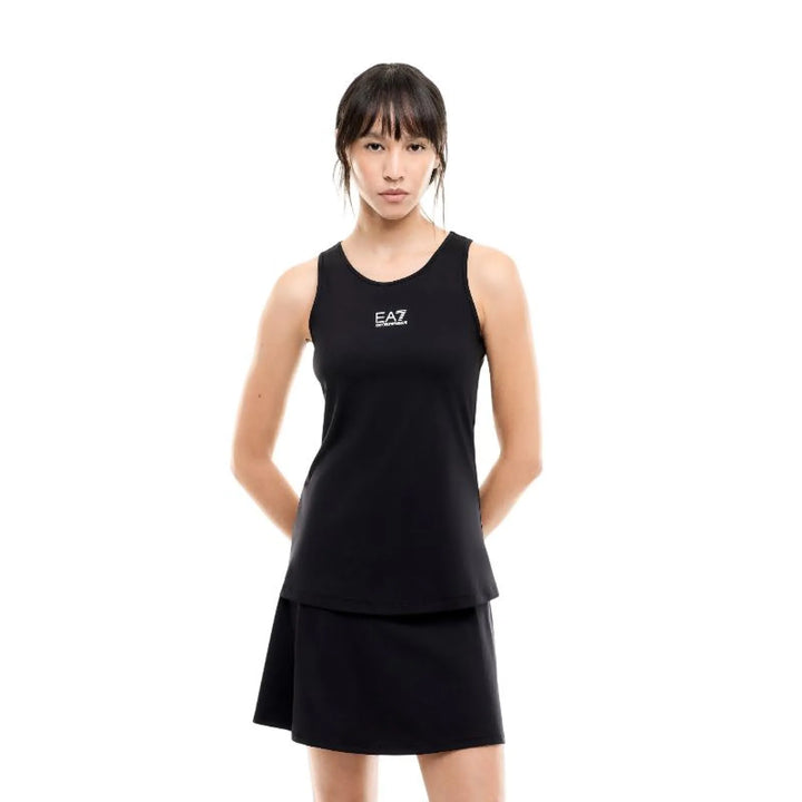 Camiseta Armani EA7 Ventus 7 Tennis Pro Negro Mujer