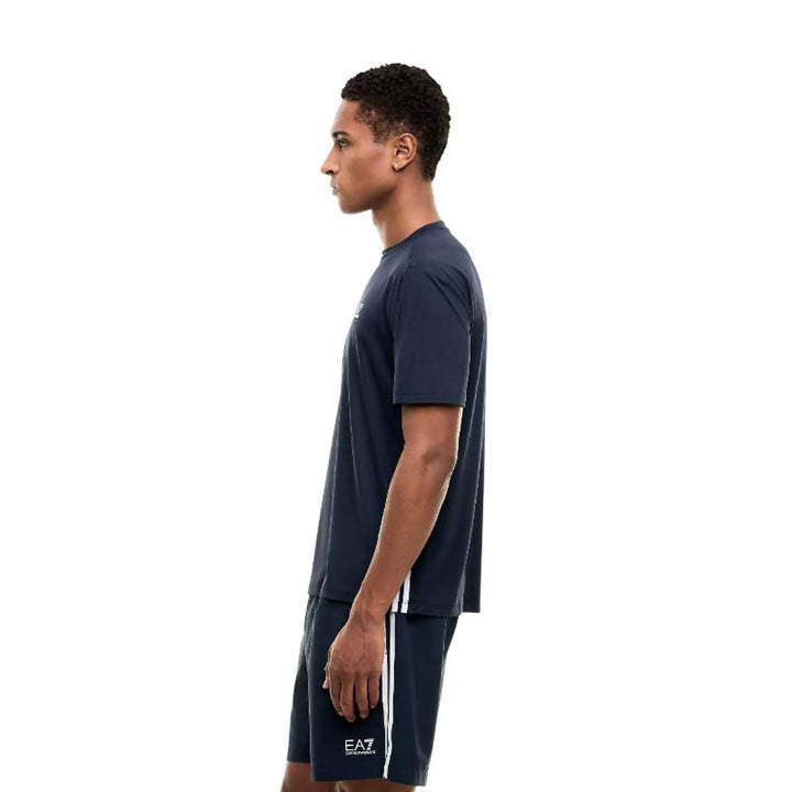 Camiseta Armani EA7 Ventus 7 Tennis Pro Regular Azul Armani
