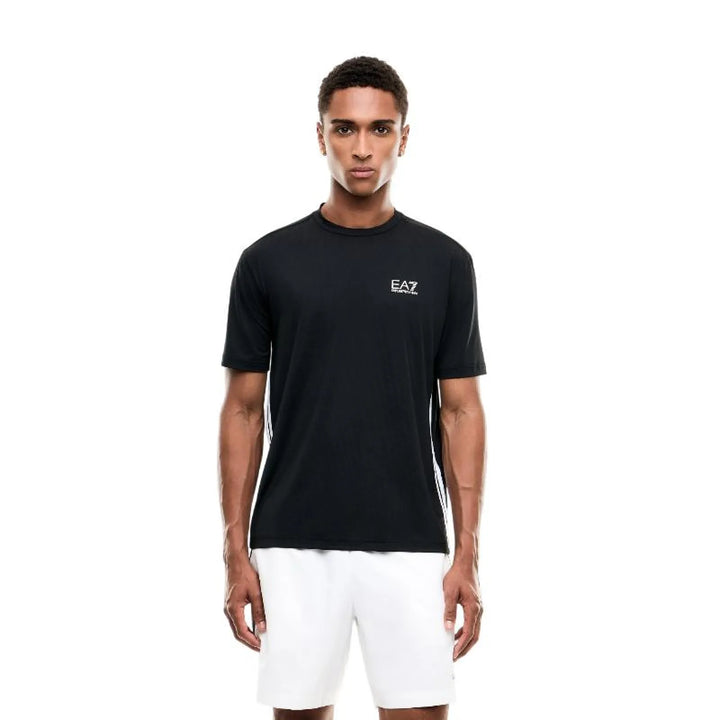 Camiseta Armani EA7 Ventus 7 Tennis Pro Regular Negro