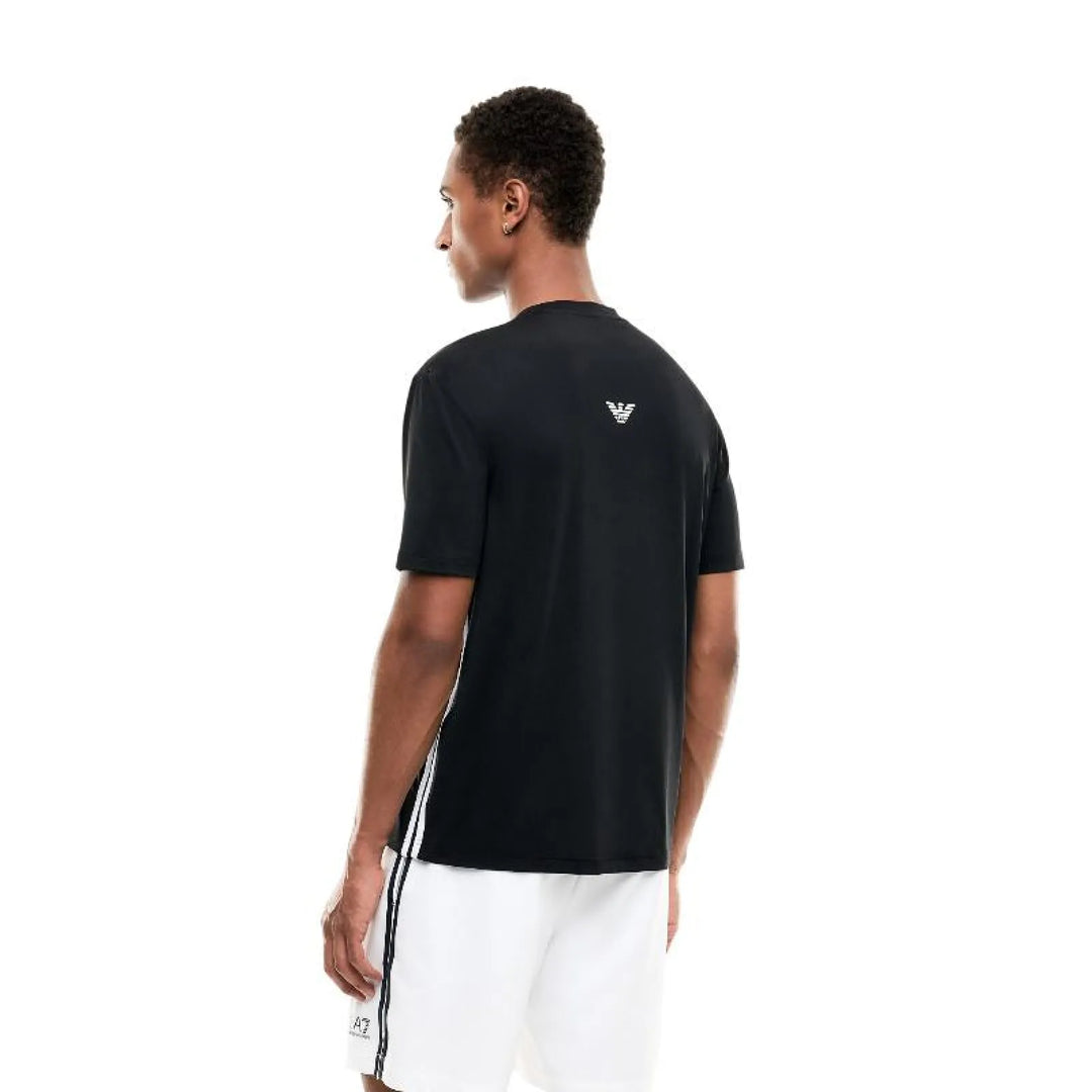 Camiseta Armani EA7 Ventus 7 Tennis Pro Regular Negro