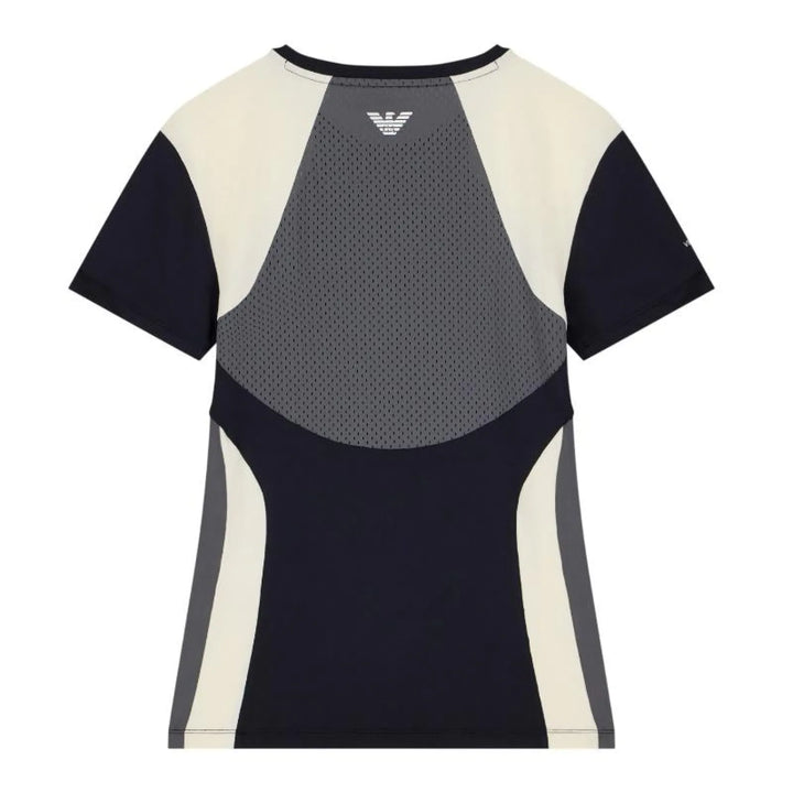 Camiseta Armani EA7 Ventus 7 Tennis Pro Stretch Negro Mujer