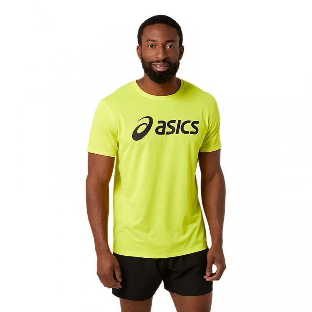 Camiseta Asics Core Amarillo Fluor Performance Negro | Asics