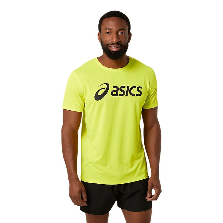 Asics Core Fluor Yellow Performance Black T-Shirt