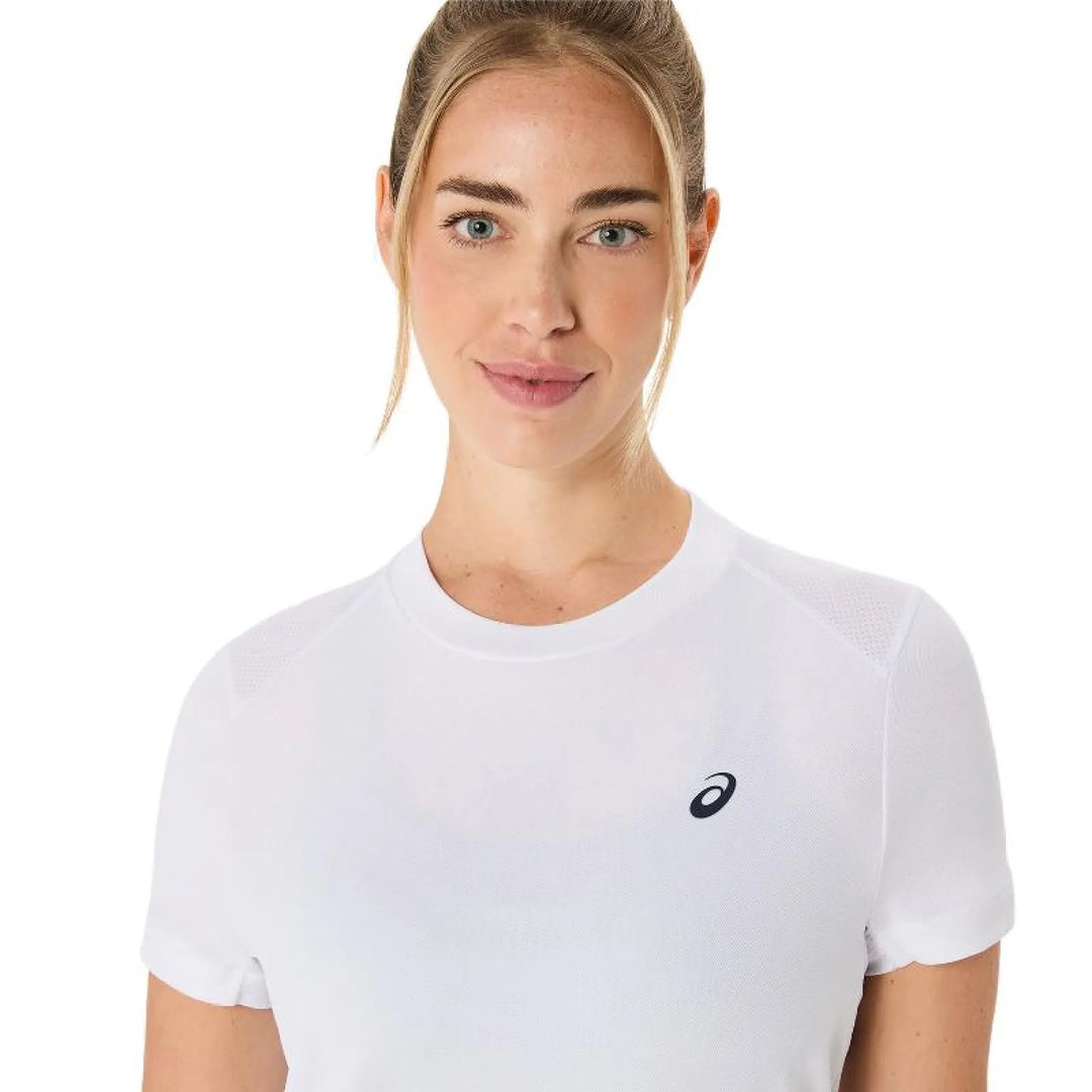 Camiseta Asics Court SS Top Blanco Mujer