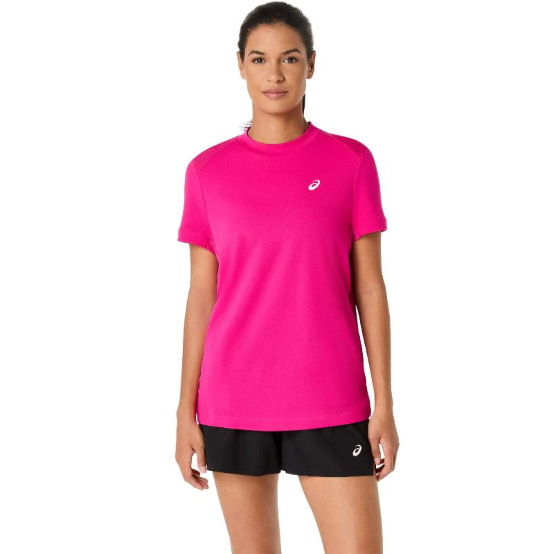 Camiseta Asics Court SS Top Rosa Mujer