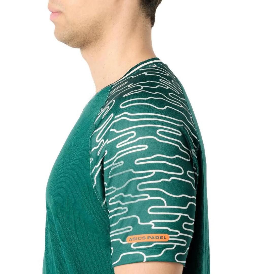 Camiseta Asics Court SS Top Verde Oscuro