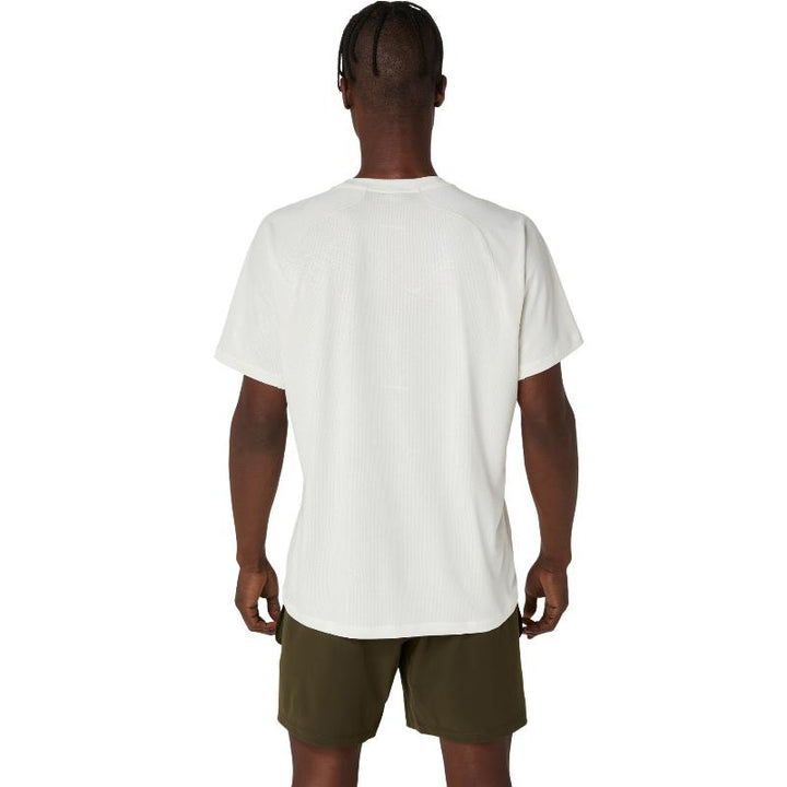 Camiseta Asics Game All Over Print SS Top Crema