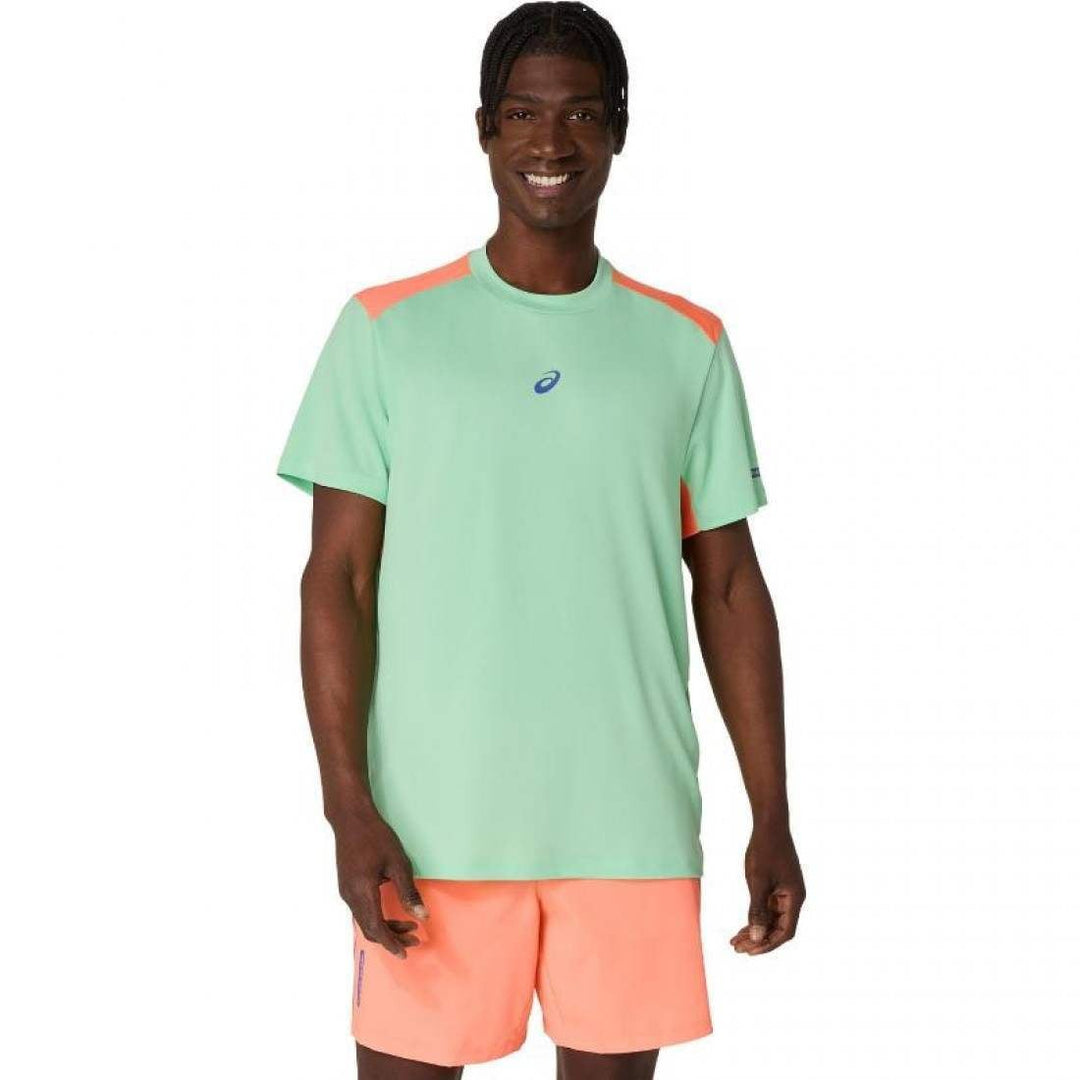 camiseta-asics-padel-court-ss-top-menta-coral-4570158674904