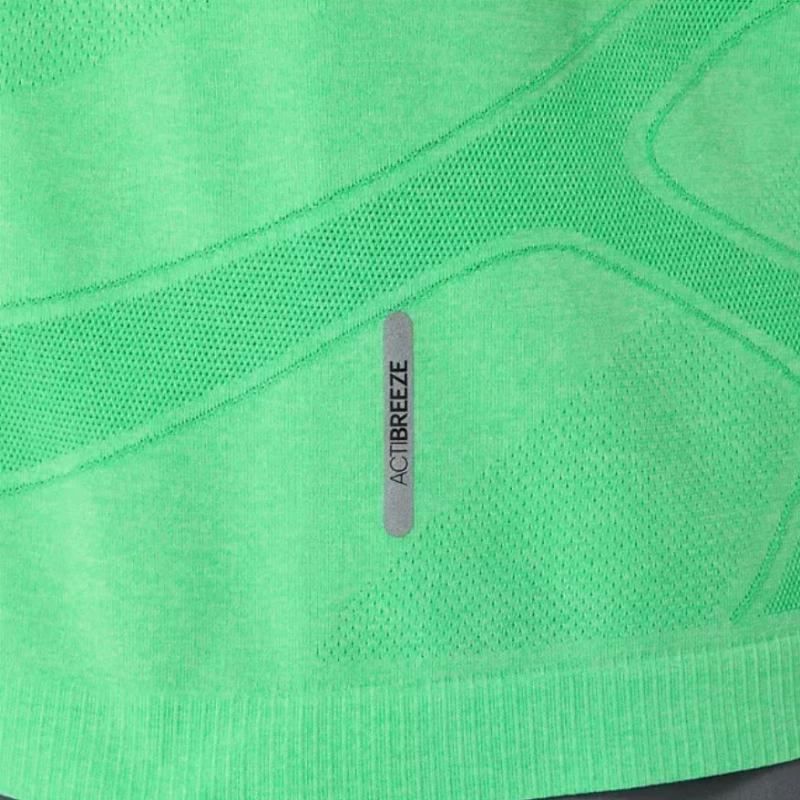 Camiseta Asics Road Seamless SS Top Verde