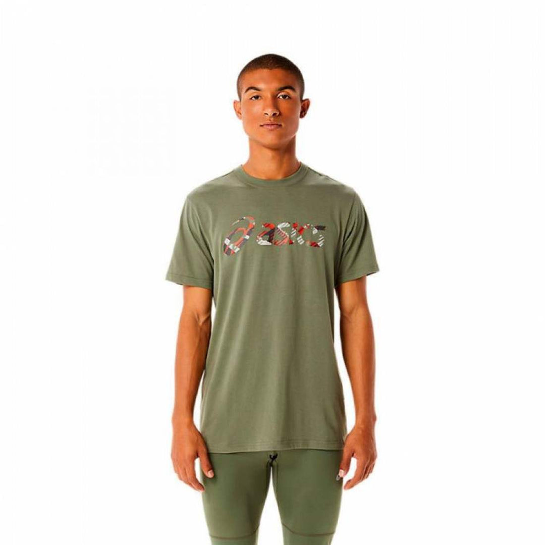 Camiseta Asics Wild Camo Verde Liquen | Asics