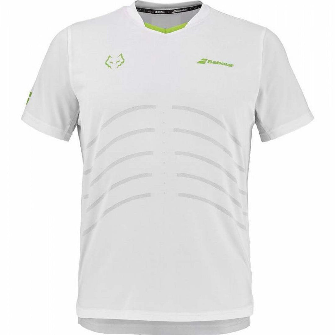 Camiseta Babolat Juan Lebron Crew Neck Replica Blanco