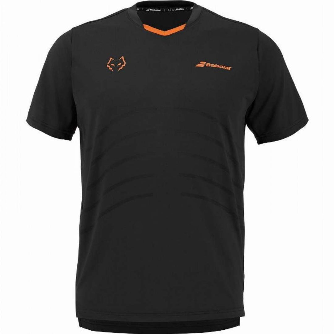 Camiseta Babolat Juan Lebron Crew Neck Replica Negro
