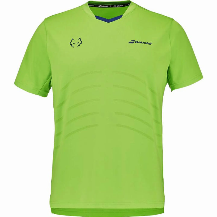 Camiseta Babolat Juan Lebron Crew Neck Replica Verde
