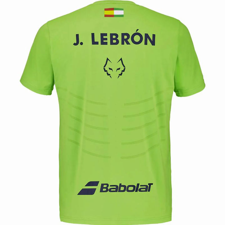 Camiseta Babolat Juan Lebron Crew Neck Replica Verde