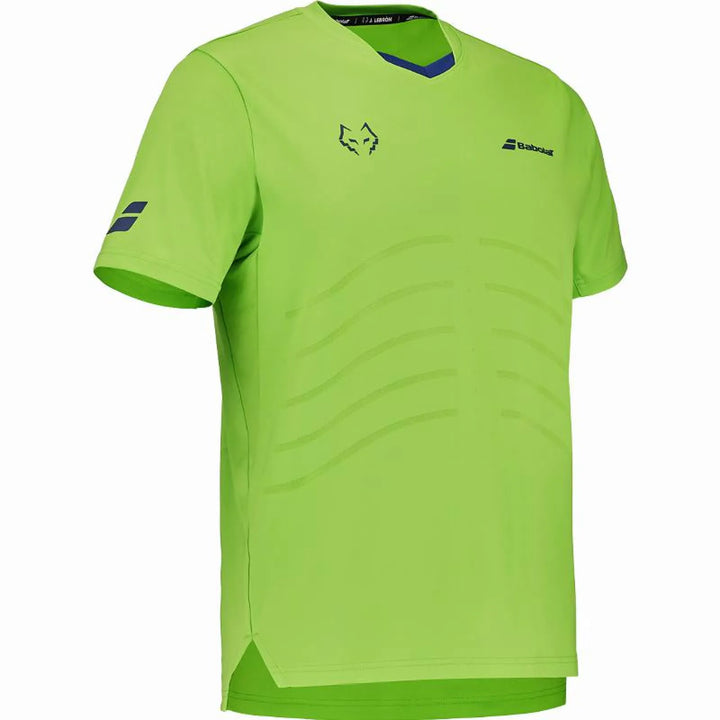 Camiseta Babolat Juan Lebron Crew Neck Replica Verde