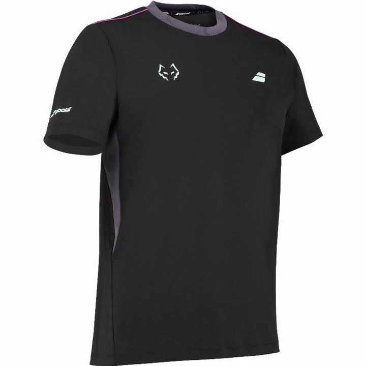 Camiseta Babolat Juan Lebron Crew Neck Tee Negro