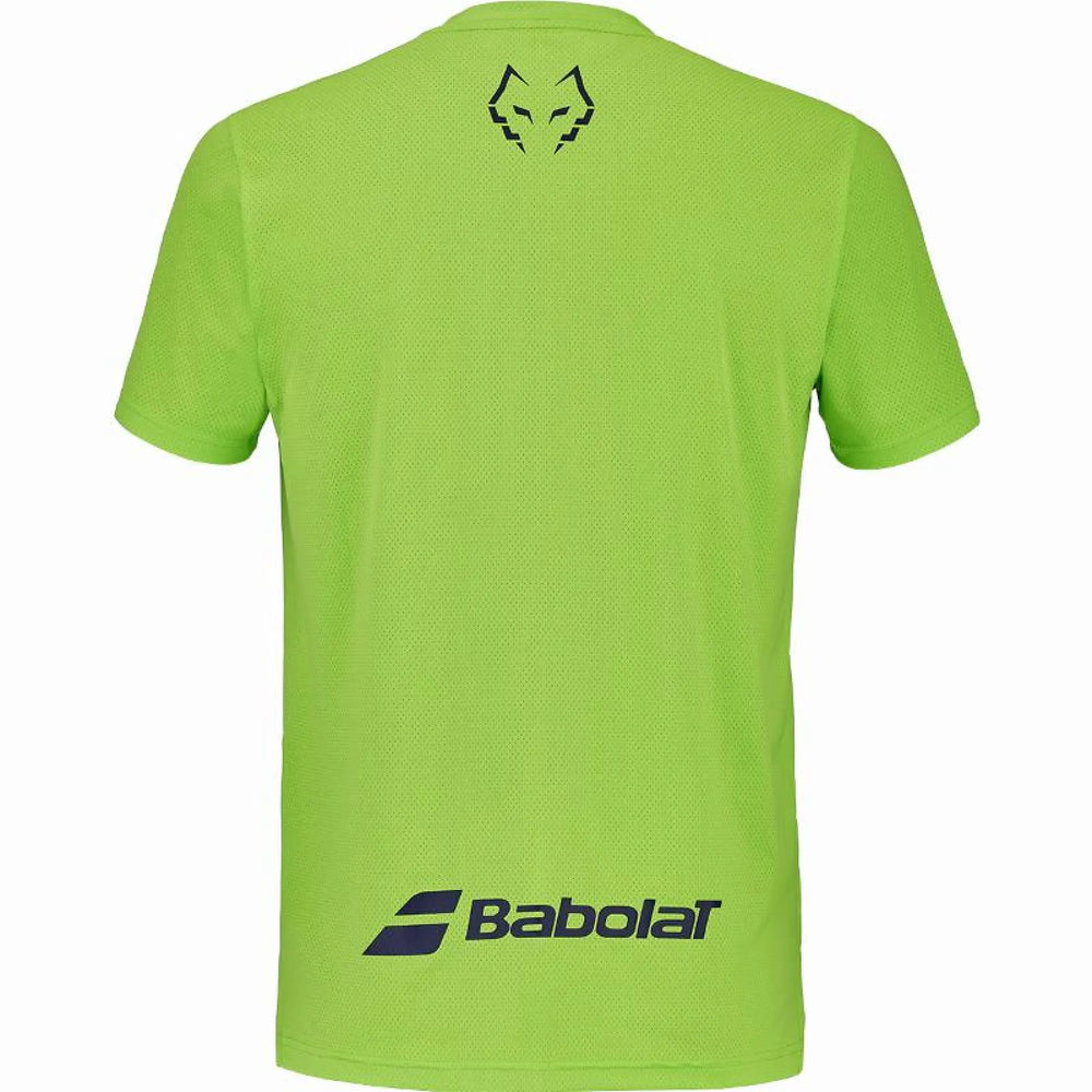 Camiseta Babolat Juan Lebron Crew Neck Verde