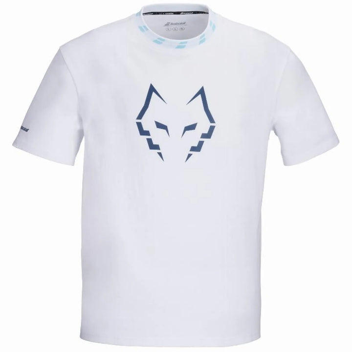 Camiseta Babolat Juan Lebron Wide Algodon Blanco