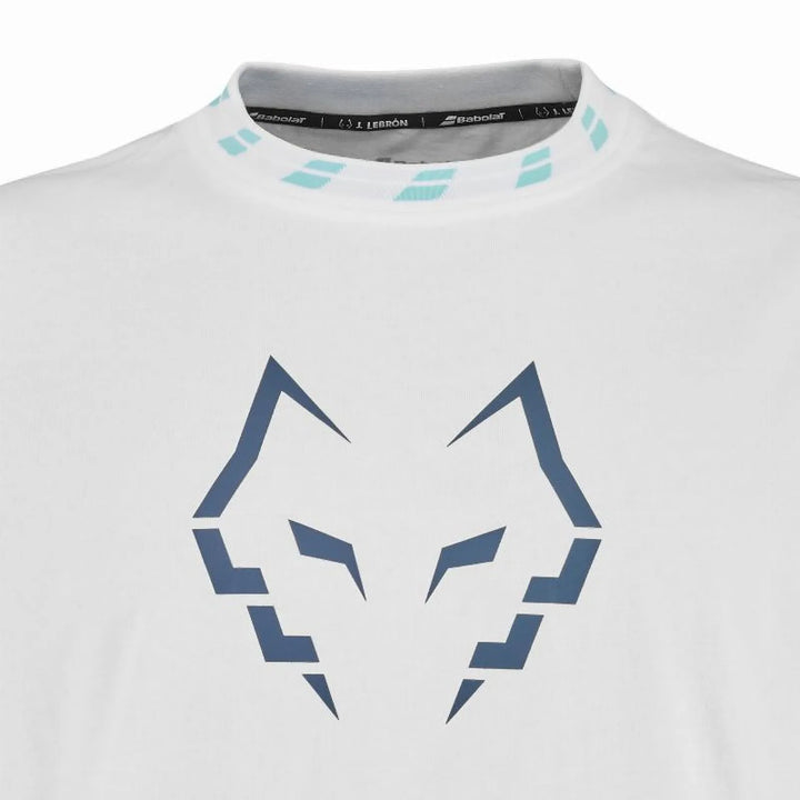 Camiseta Babolat Juan Lebron Wide Algodon Blanco