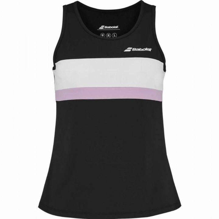 Camiseta Babolat Padel Negro Mujer
